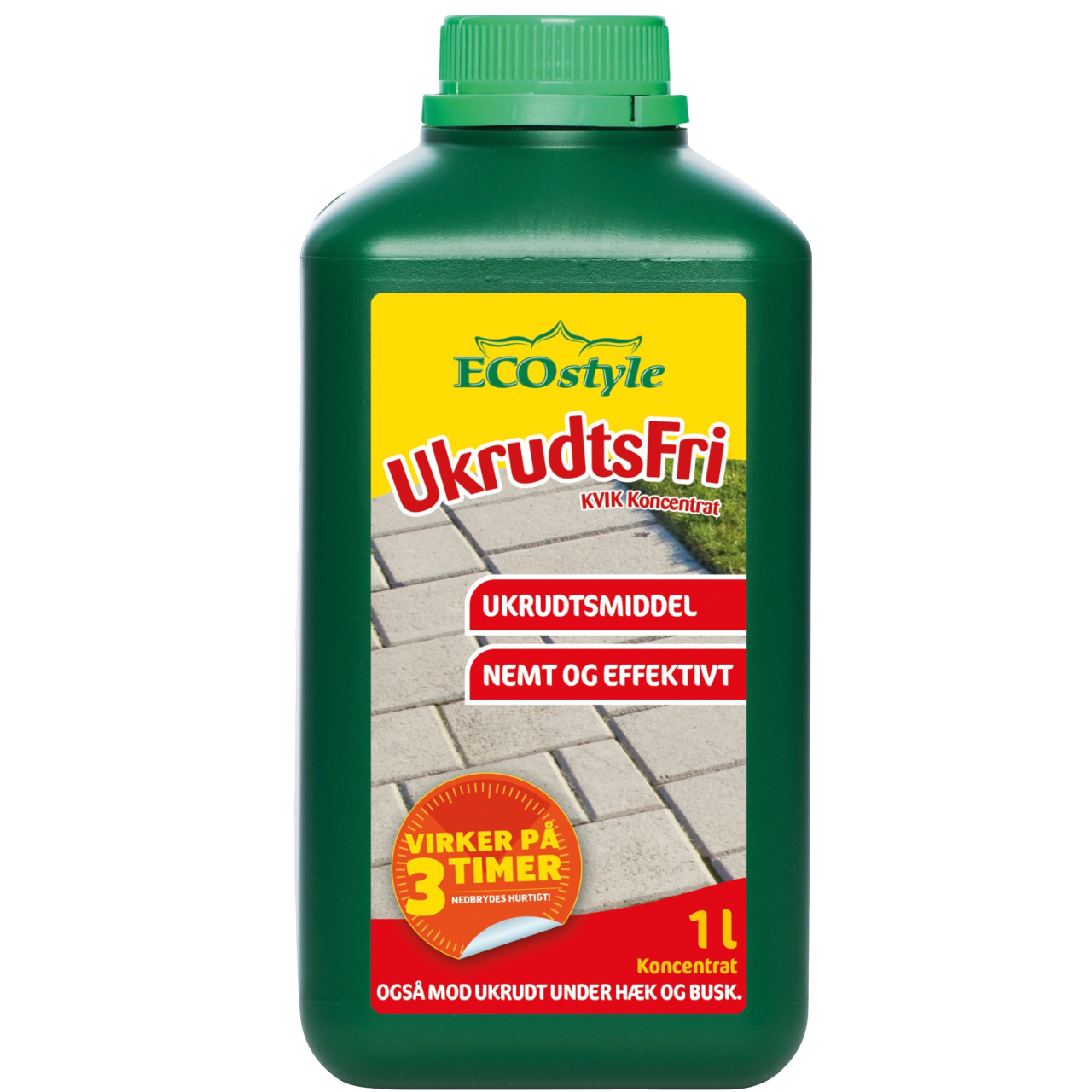 Ecostyle UkrudtsFri KVIK ukrudtsbekæmpelse 1 liter - koncentrat