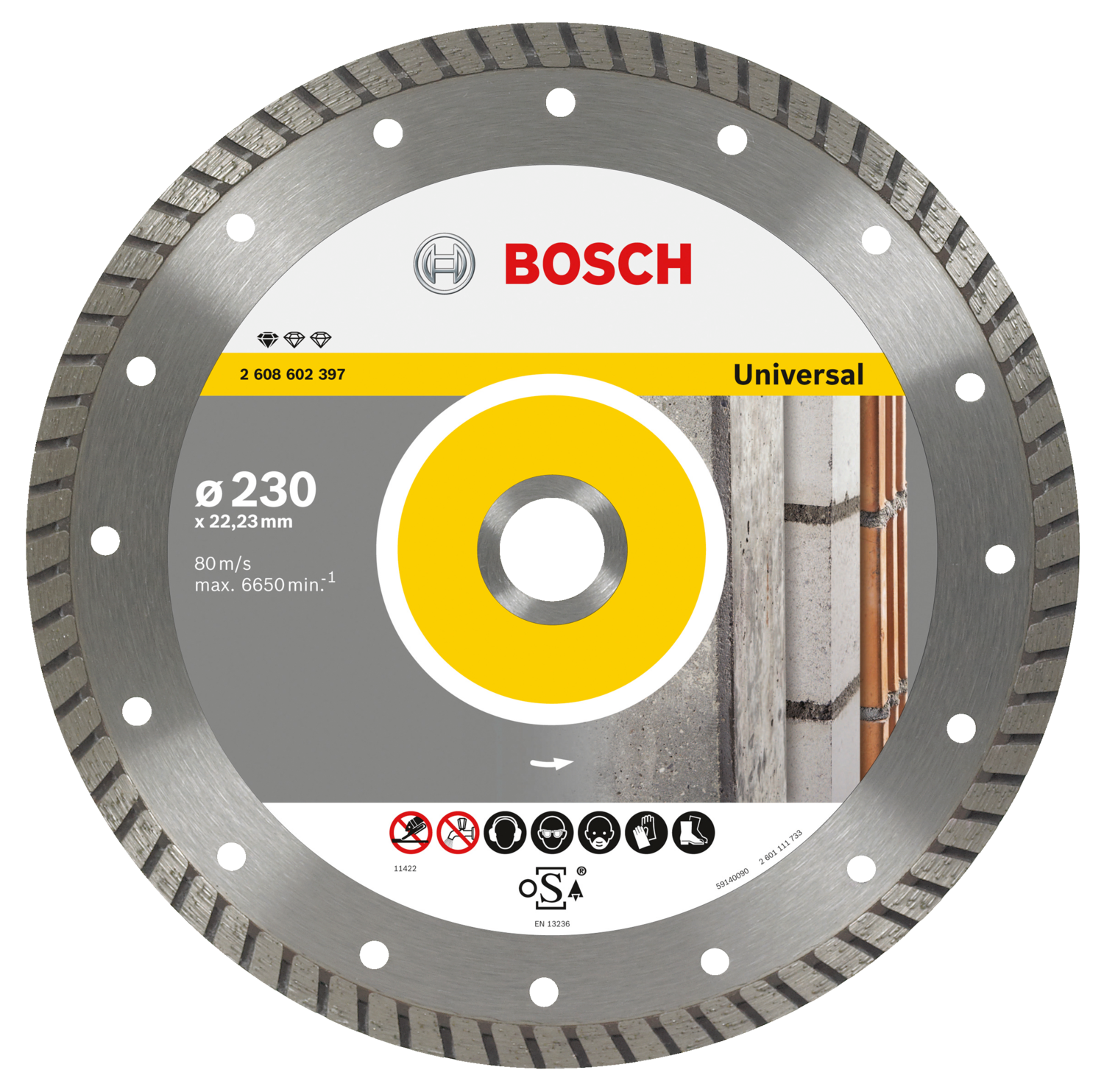 Bosch Diamantskæreskive Upe-Turbo 2 125X22,2Mm