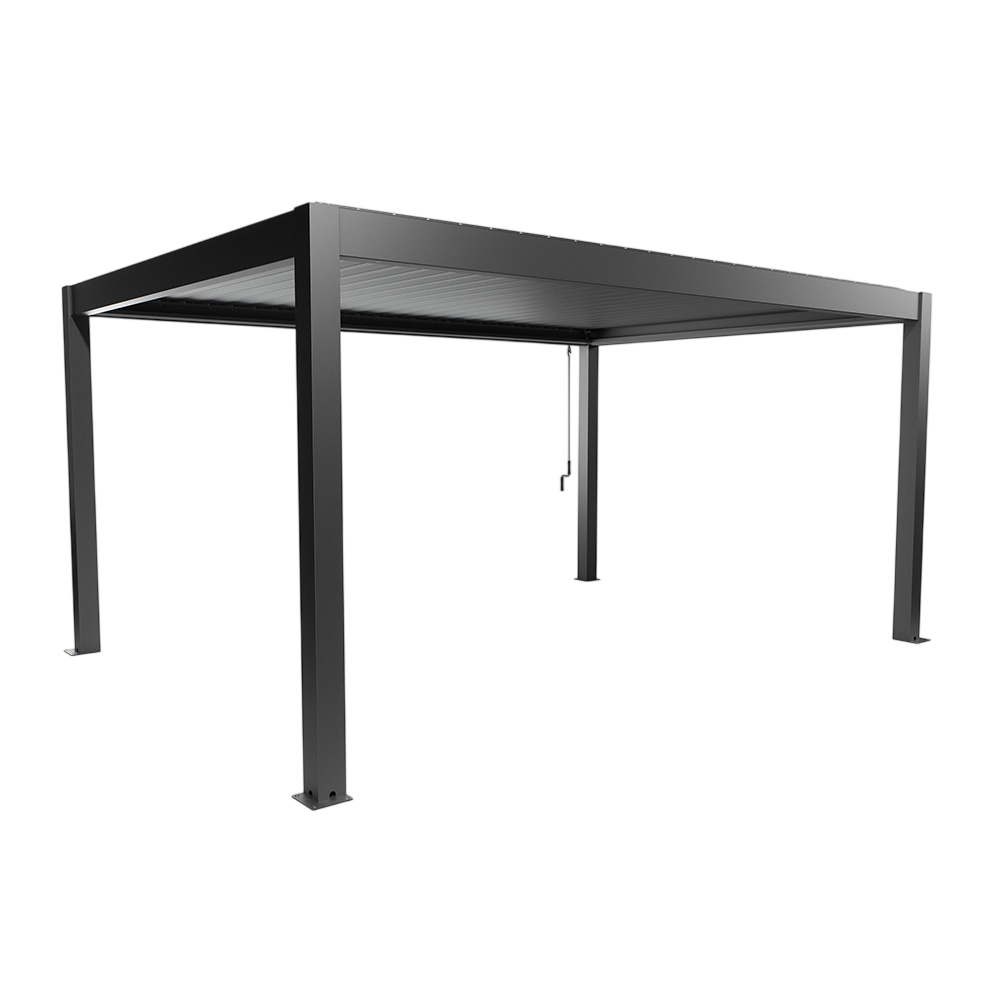 Biohort Str. 5×3,5 Pergola i mørkegrå metallic