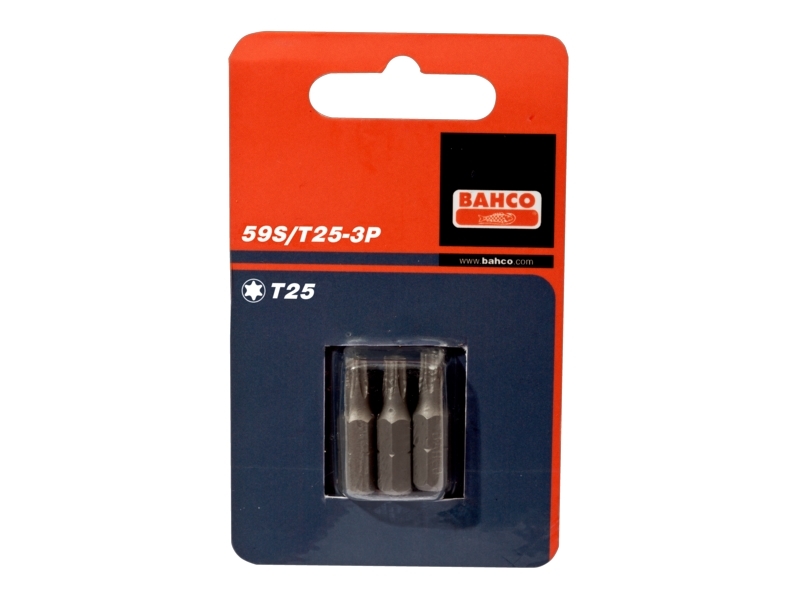 Bahco Tx15 25mm bits - 3 stk.