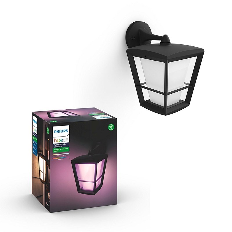 Philips Hue Econic WCA Udendørs væglampe ned