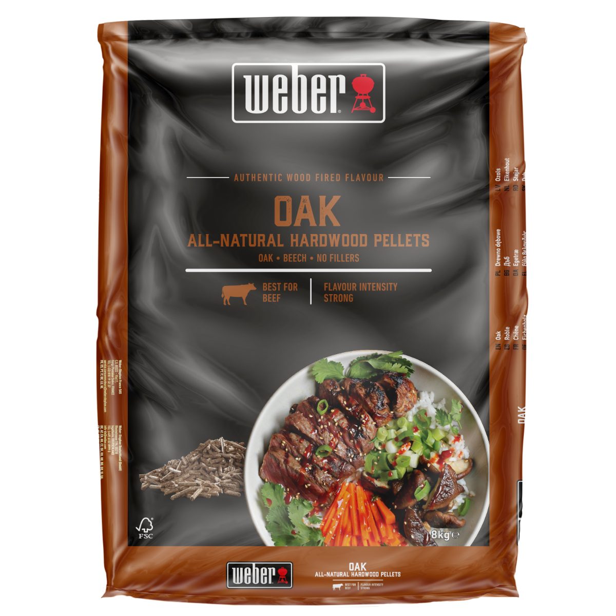 Weber Oak Træpiller 8 kg