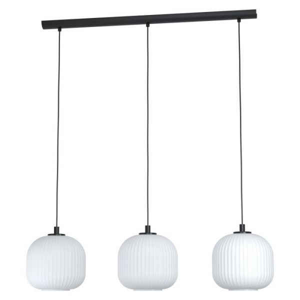 Eglo Mantunalle 3 pendel i sort/hvid - 99367