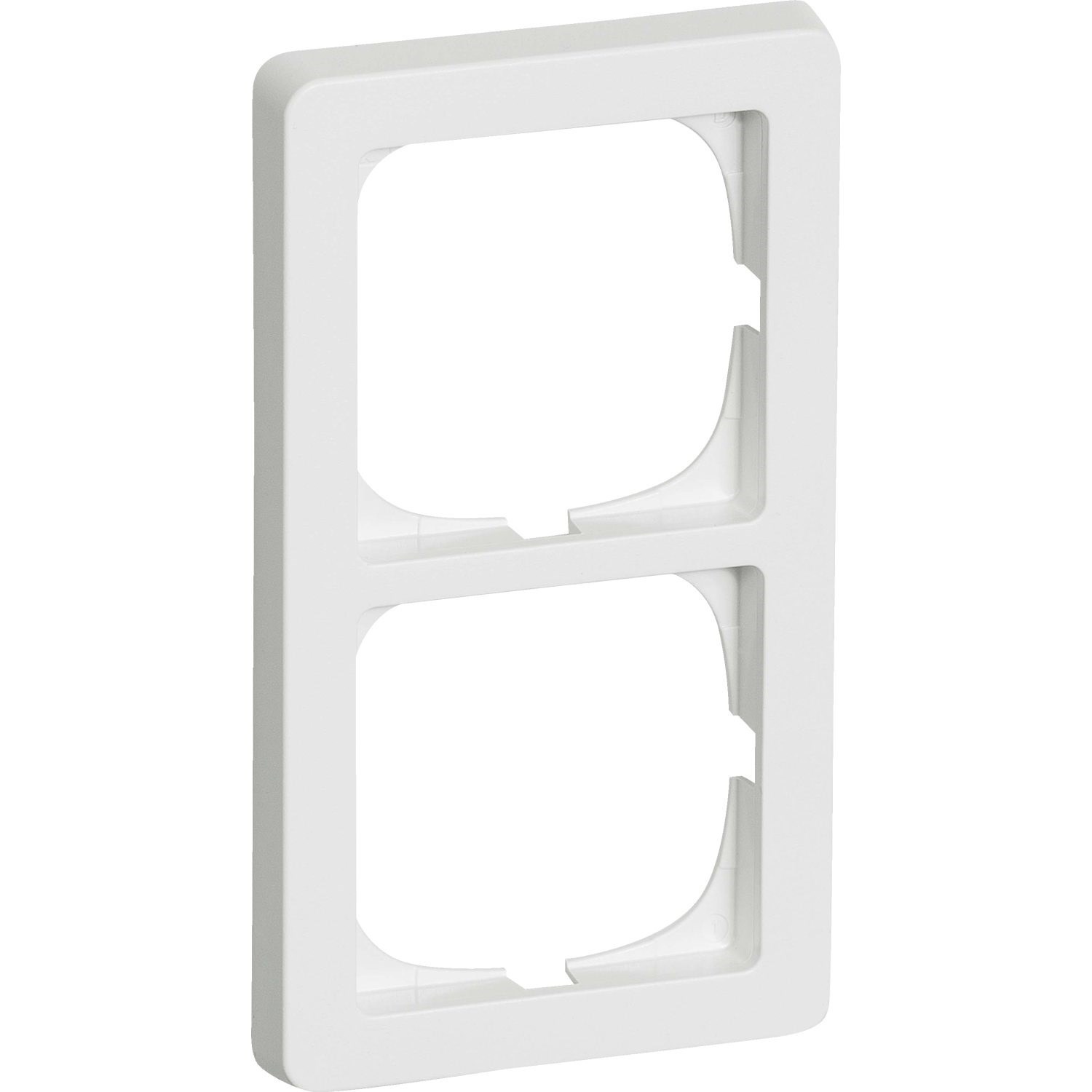 LK FUGA Baseline 63 ramme 2x1 modul hvid