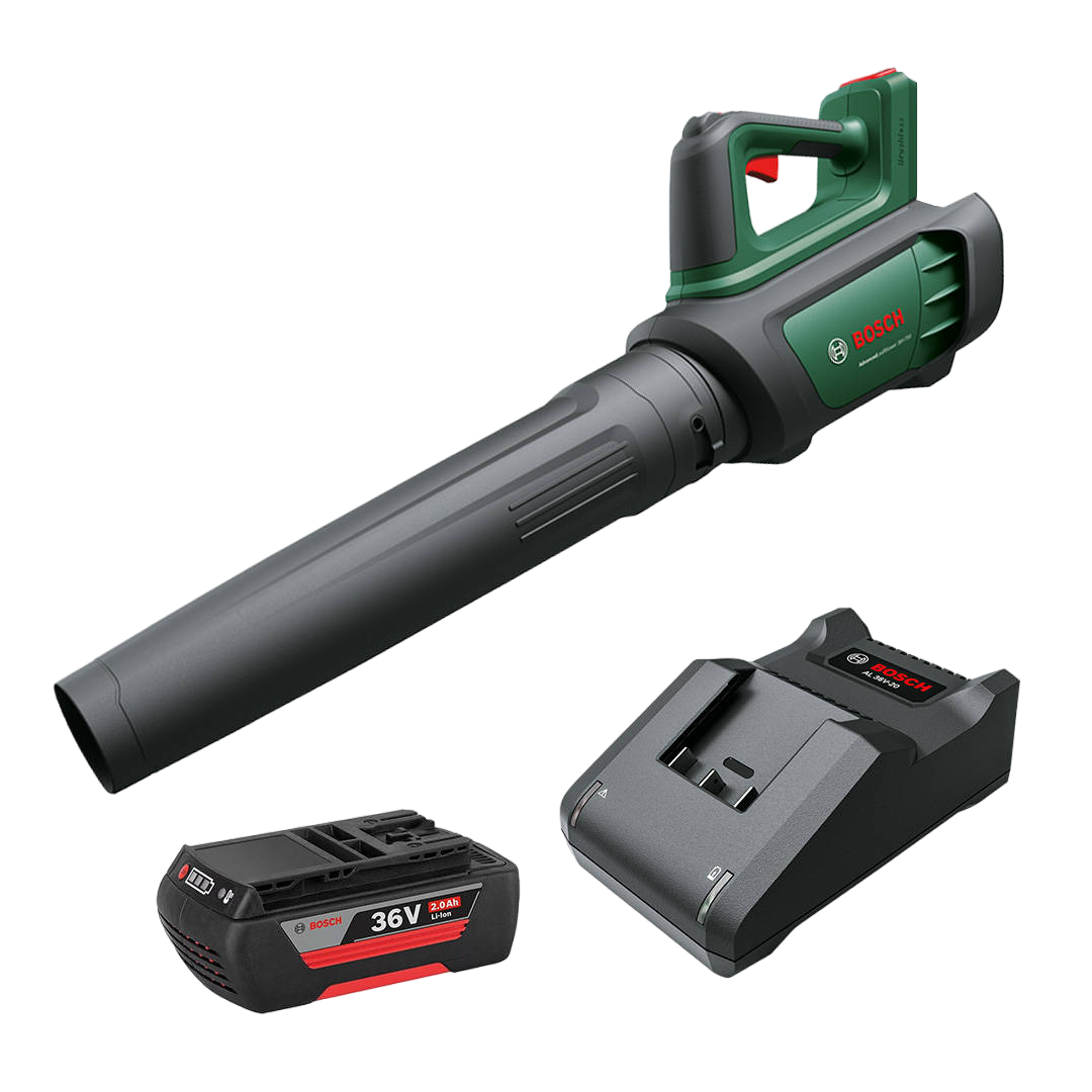 Bosch Advanced LeafBlover 36V-750 Løvblæser med 2,0Ah batteri og lader