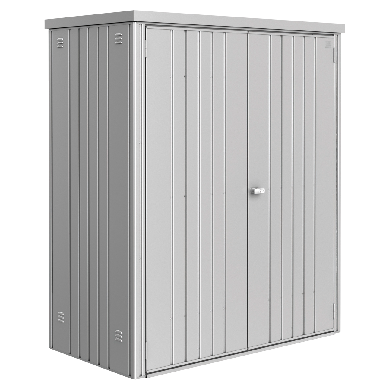 Biohort Str. 150 Redskabsrum i sølv metallic