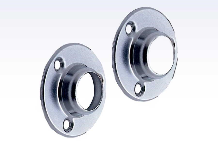 Roliba Roset Ø19 forkromet - 2 stk.