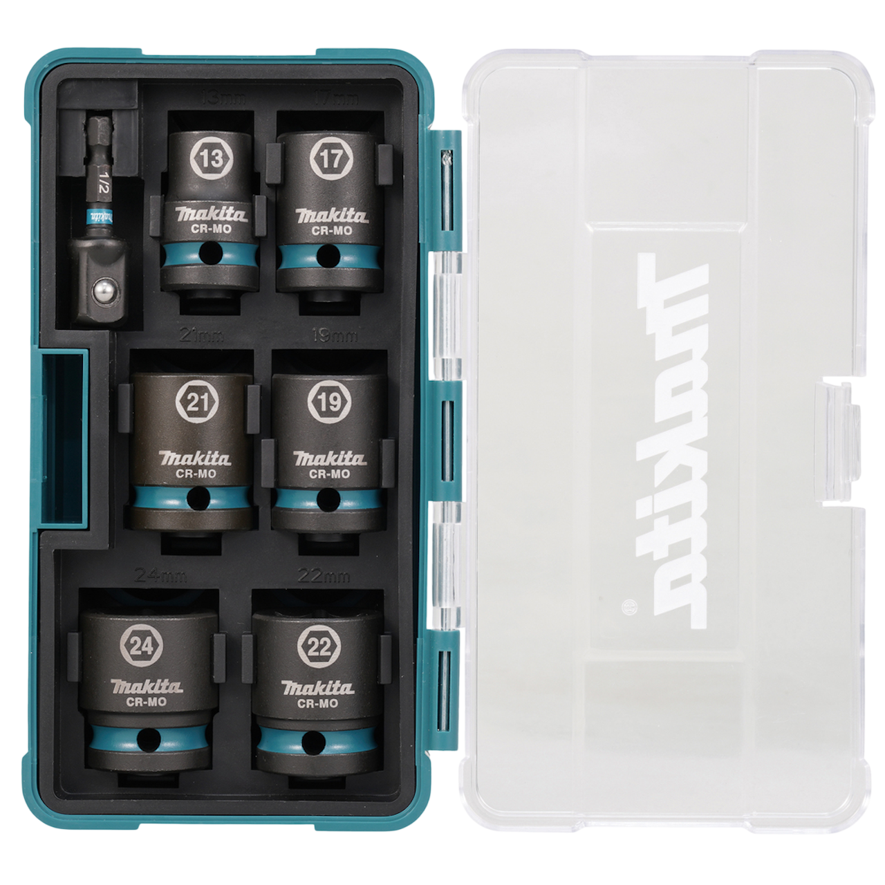 Makita E-16592 Slagtoppesæt 1/2" med 7 dele