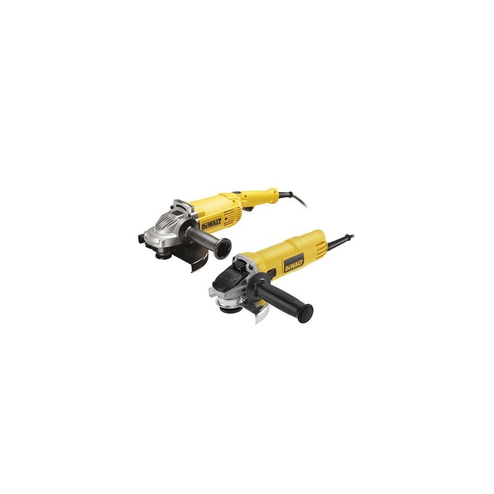 DeWALT DWE492DUO2-QS vinkelslibersæt 125mm + 230mm