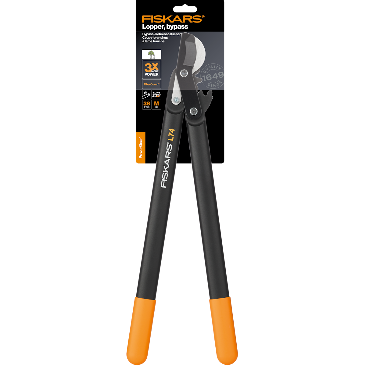 Fiskars Medium grensaks 57 cm m/ udveksling