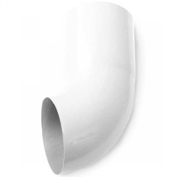 Plastmo plast udkast 90 mm i hvid
