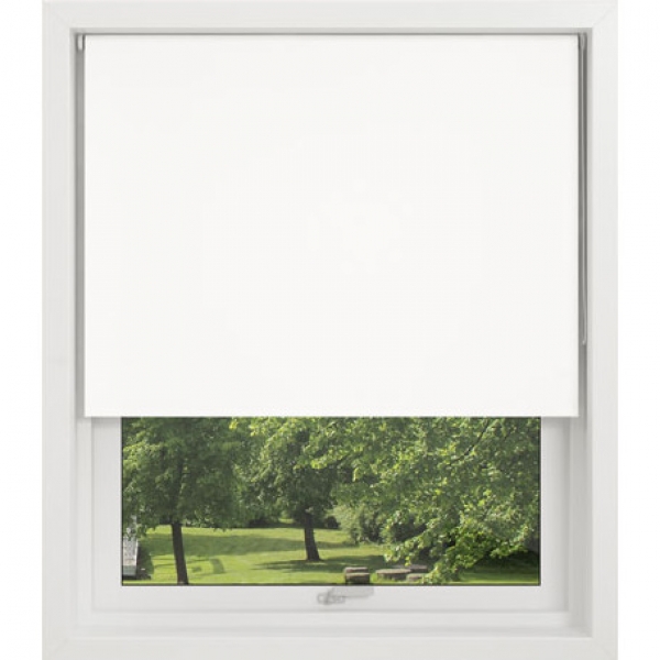 Debel Uni Rullegardin i hvid 180x175 cm