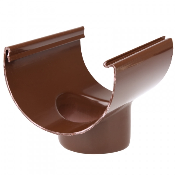 Plastmo plast tudstykke nr. 10 - 75 mm i brun