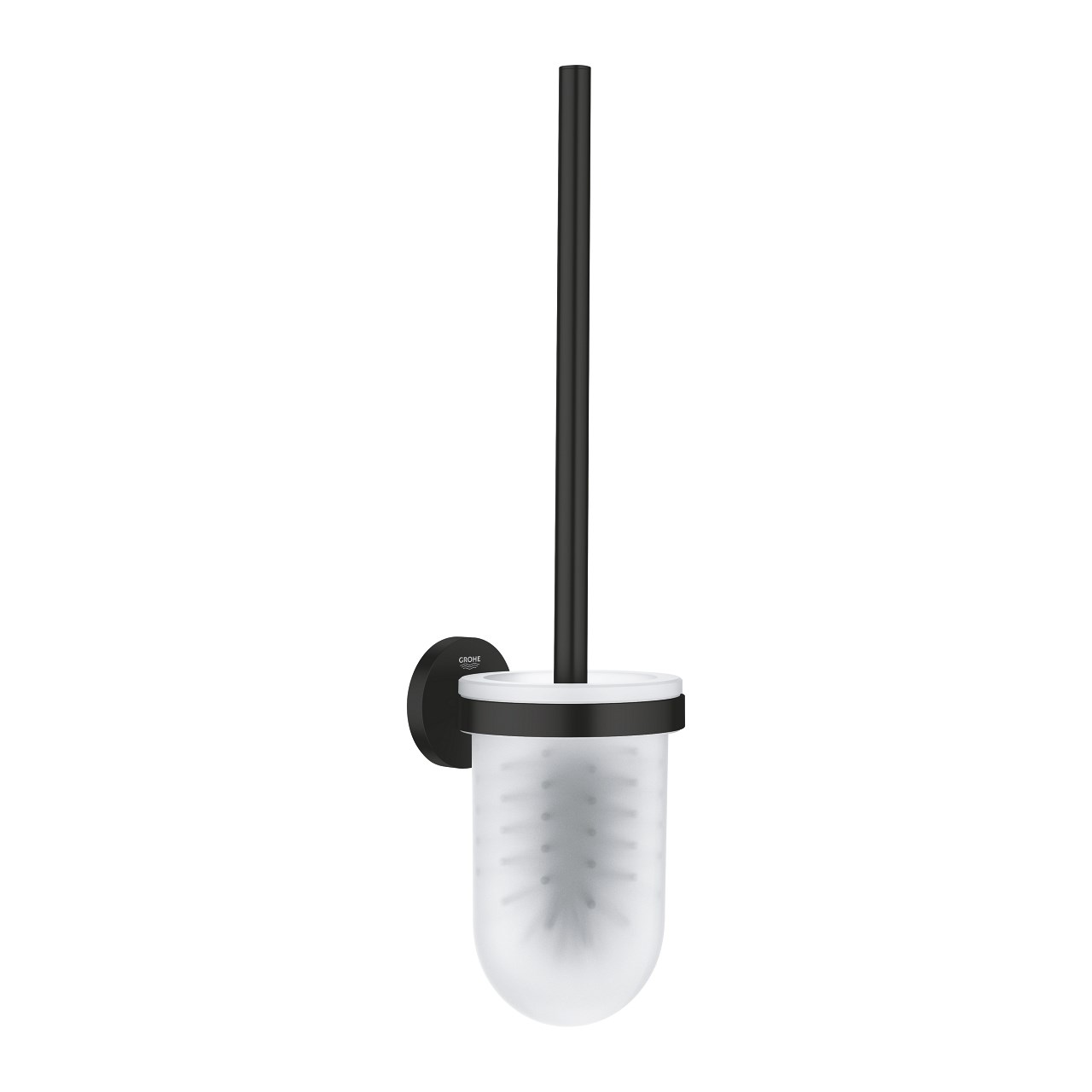Grohe QuickFix Start Toiletbørste med holder i mat sort