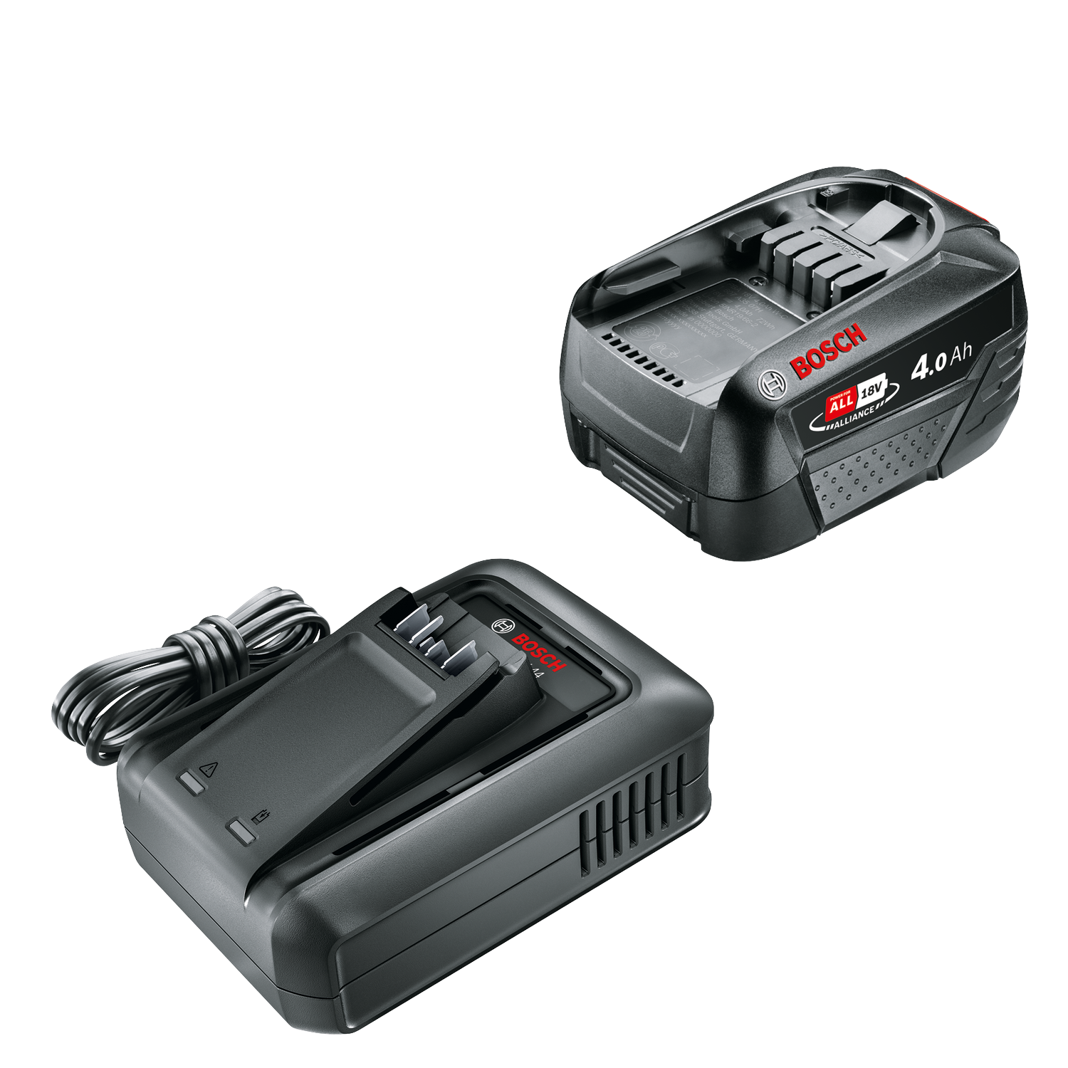 Bosch 18V Startsæt med 4,0Ah batteri og AL 18V-44 lader