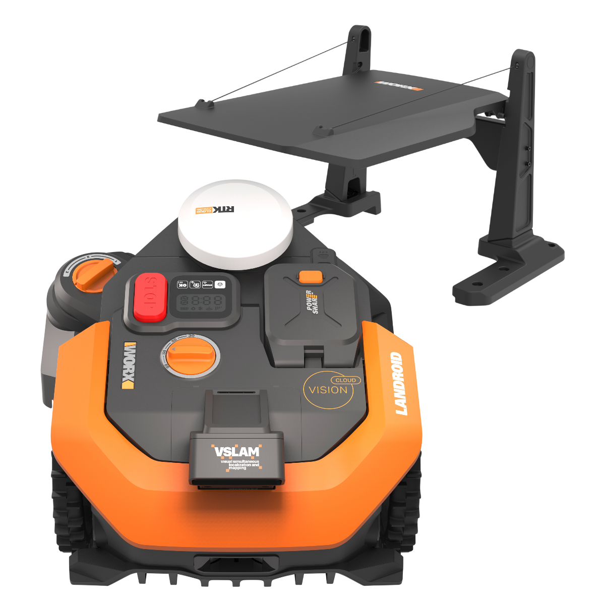 Worx WR306E.1 Vision Cloud AI RTK 600 Robotplæneklipper inkl. garage