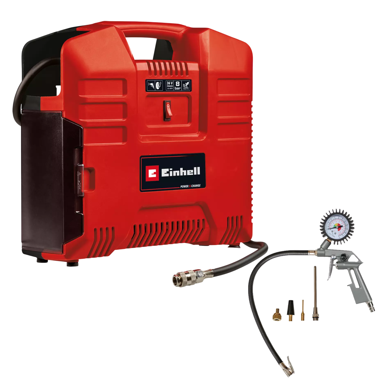 Einhell TE-AC 36/8 Li OF Set 2x18V Kompressor – Solo