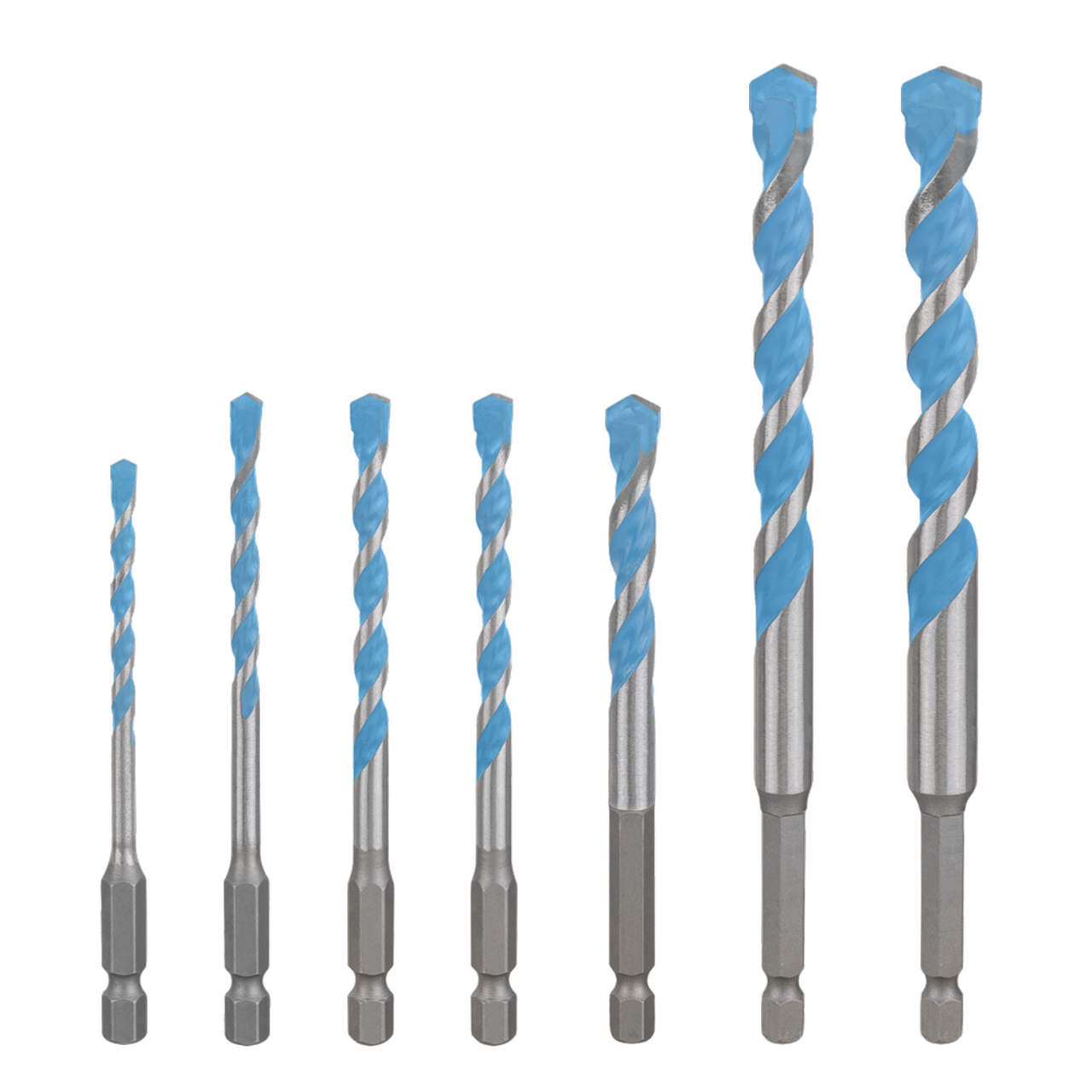 Bosch HEX-9 Multi Construction Borsæt – 7 dele