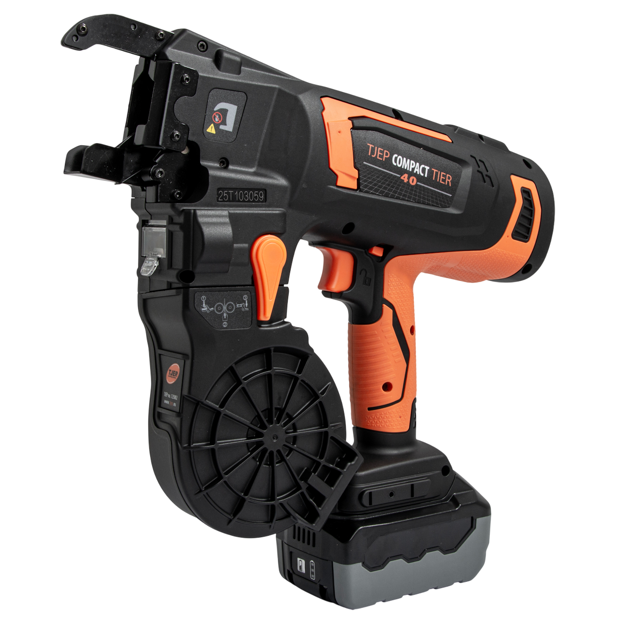 Tjep 18V UniKIT Compact Tier 40 Bindemaskine med 2 stk. 4,0Ah batteri, lader, BMC-kuffert og tråd