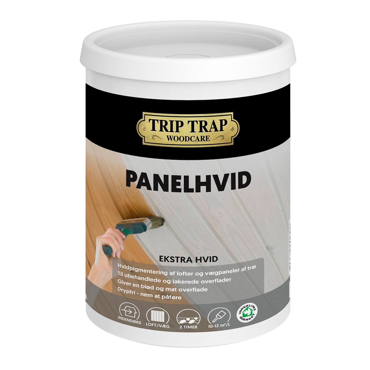 Trip Trap Panelhvid transparent i ekstra hvid - 0,75 liter