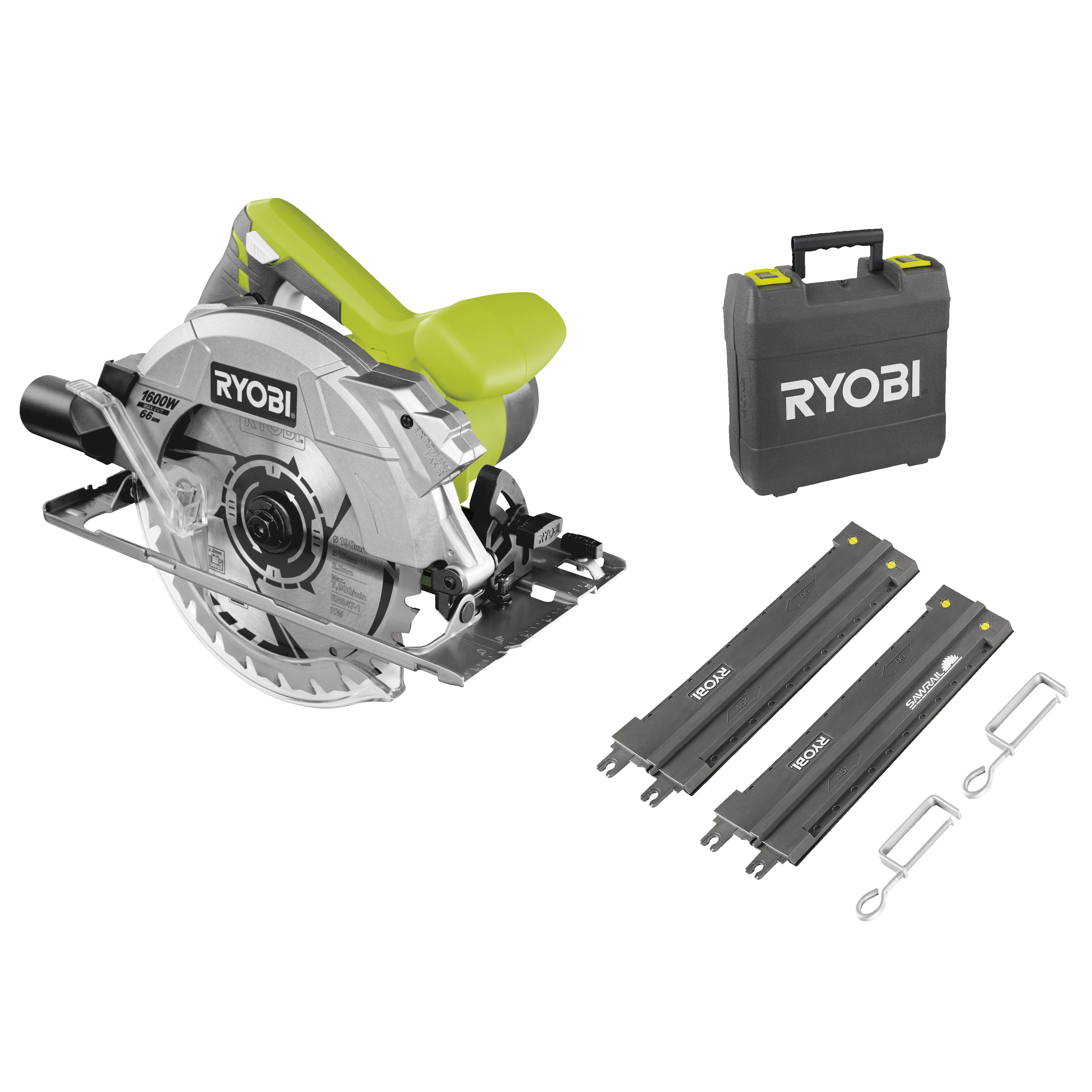 Ryobi RCS1600-KSR Rundsav med parallelhegn 230V