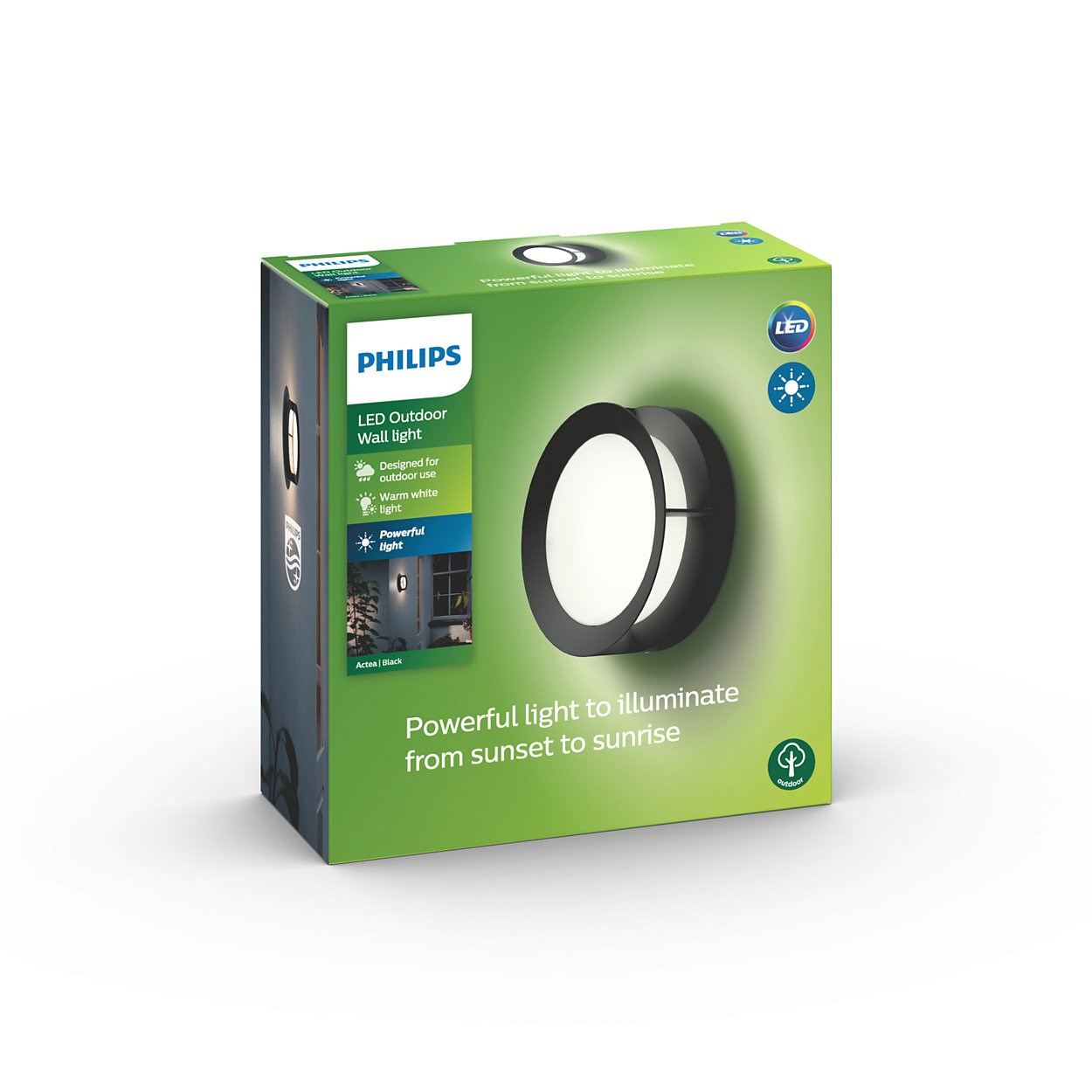 Philips myGarden Actea udendørs væglampe - 1739030P0