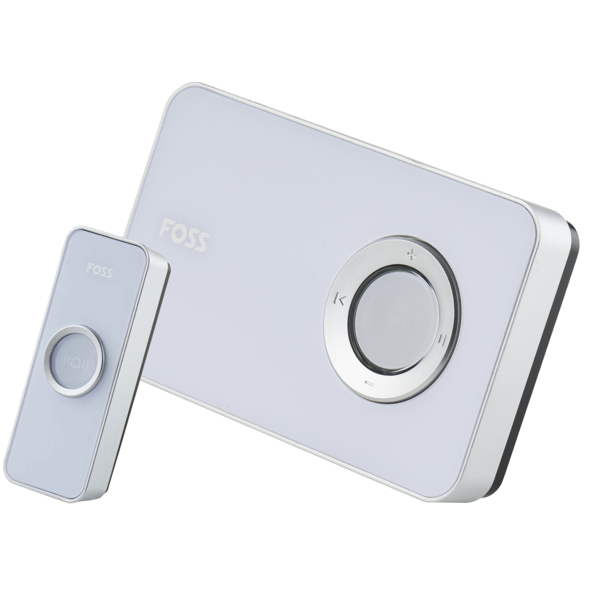 Foss Trend Trådløs dørklokke design på batteri i hvid