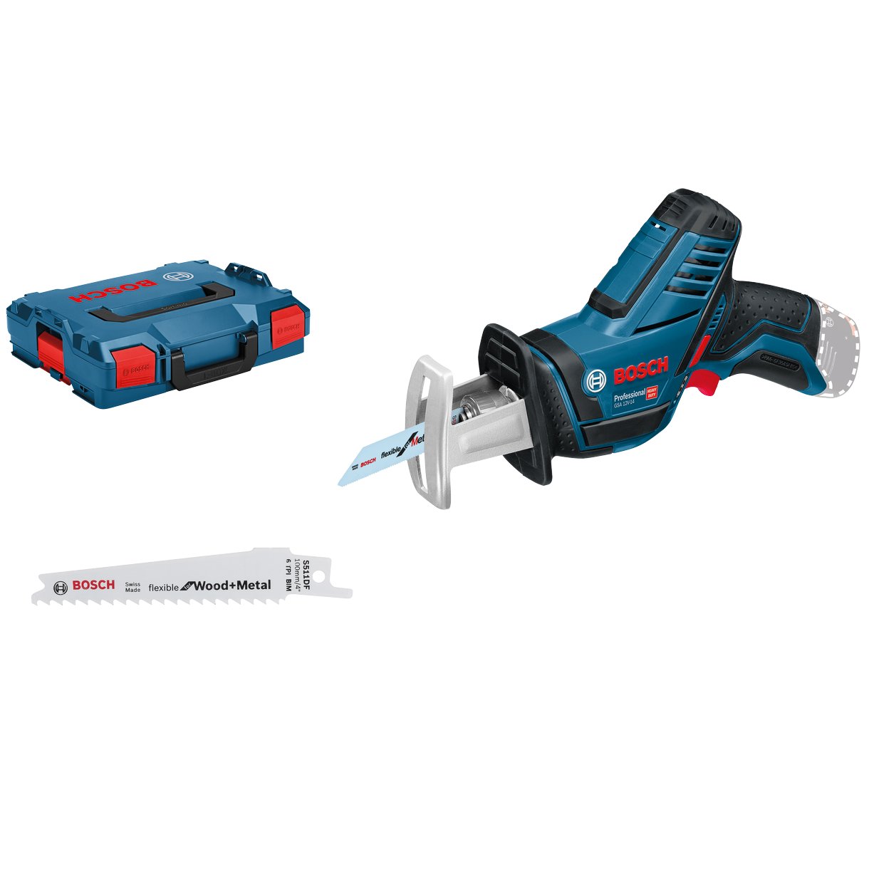 Bosch Professional GSA 12V-14 Bajonetsav – Solo L-BOXX