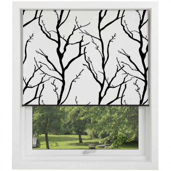 Debel Tree Rullegardin Mørklægning hvid 160x175 cm