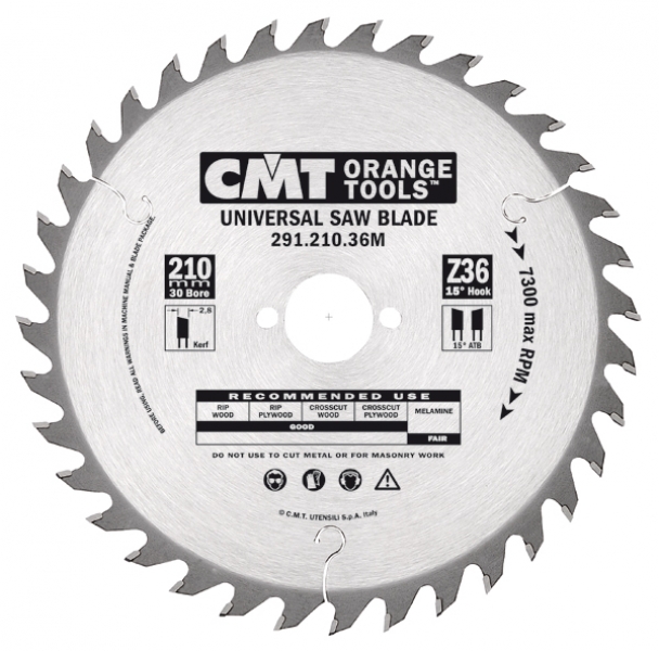 CMT Savklinge 190x2,6x16 mm – 24T