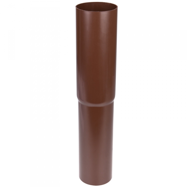 Plastmo plast nedførsel lige 75 mm i brun