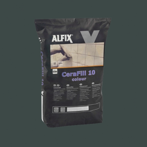 Alfix CeraFill 10 colour Flisefuge – Sortgrå 5 kg