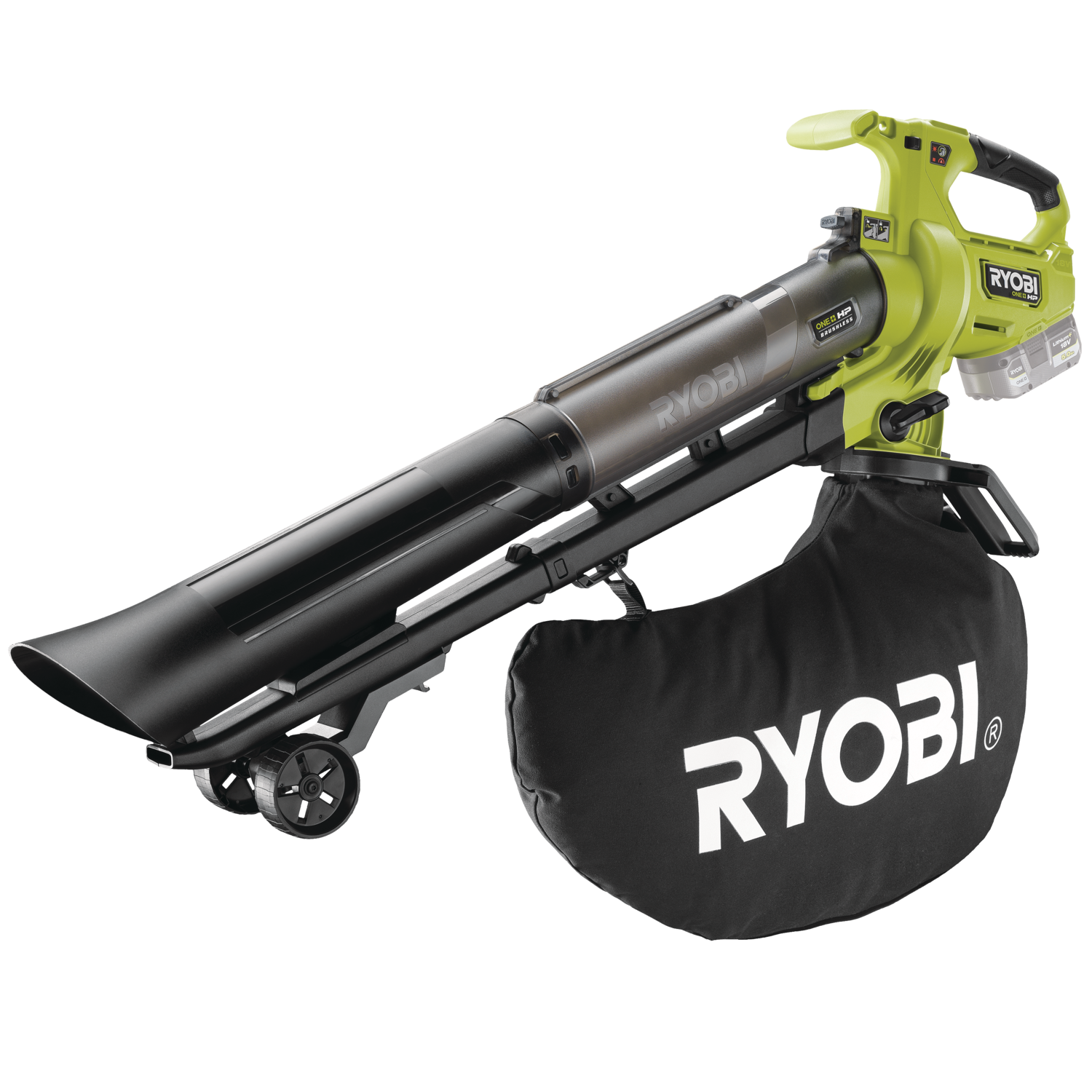 Ryobi RY18BVXA-0 ONE+ HP 18V Løvblæser-/suger – Solo