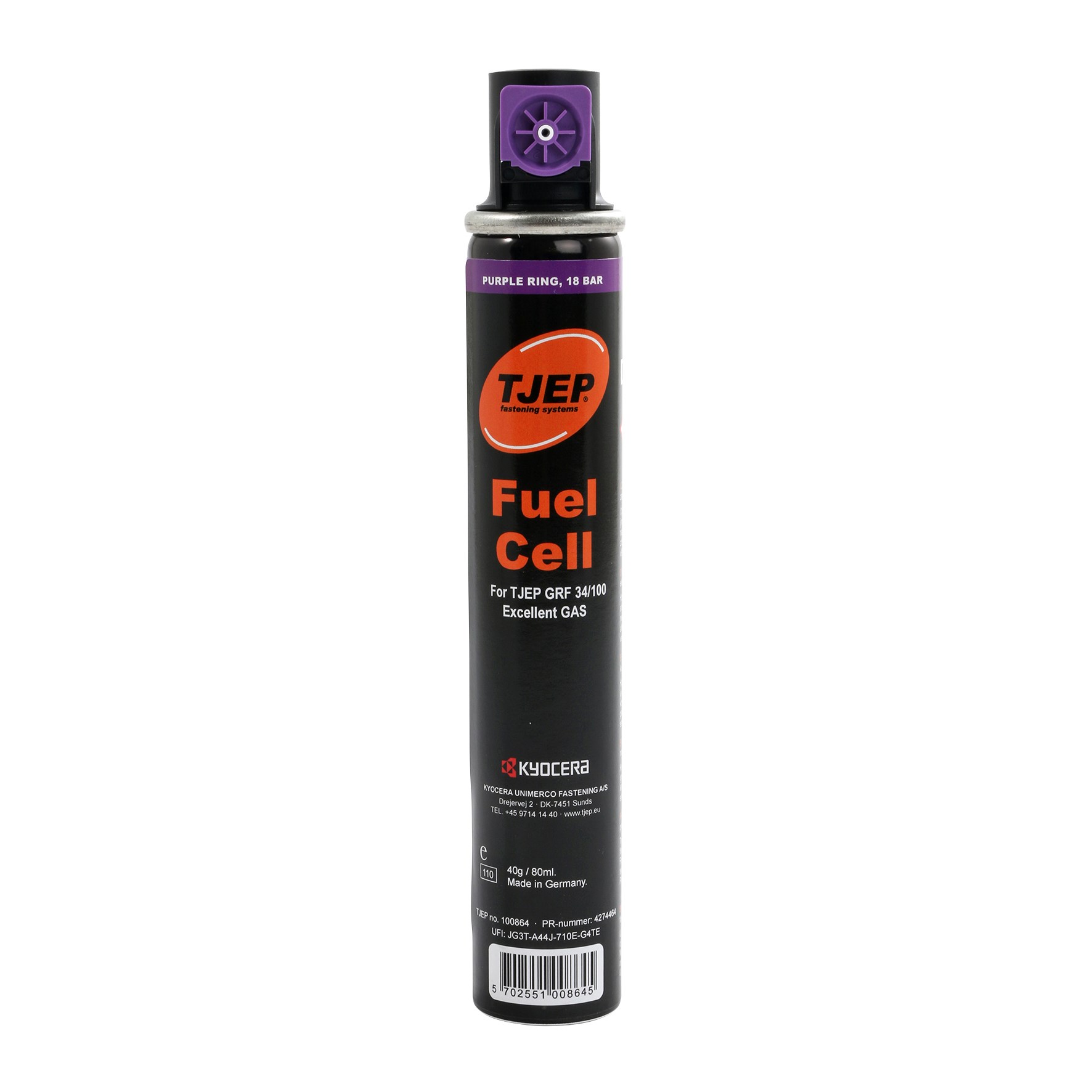 TJEP Gaspatron Superfuel 165mm lilla ring